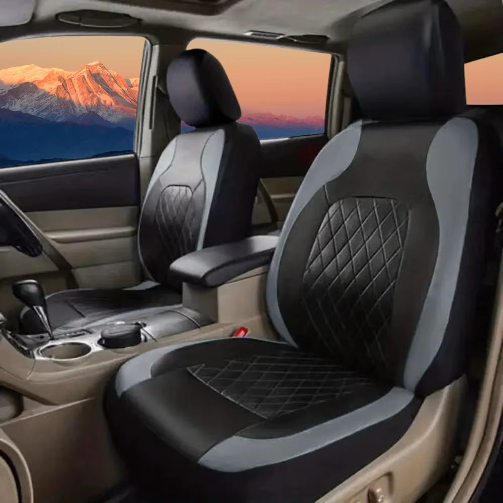 Universal Car Seat Covers Black Fashions Sports Seat Covers PVC Fabric Car Seat Cover Universal Interior Accessories