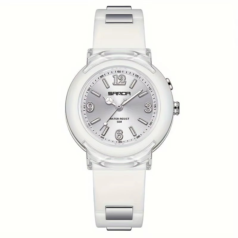 Women'S Wrist Watches TPU Strap Fashion LED Sport Watch for Women Casual Quartz Watch Gift Watch