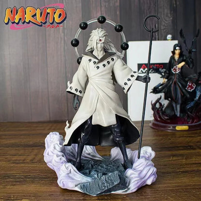 Naruto Anime Figure Model 28Cm Uchiha Madara Action Figure PVC Statue Collectible Kids Toys Gift