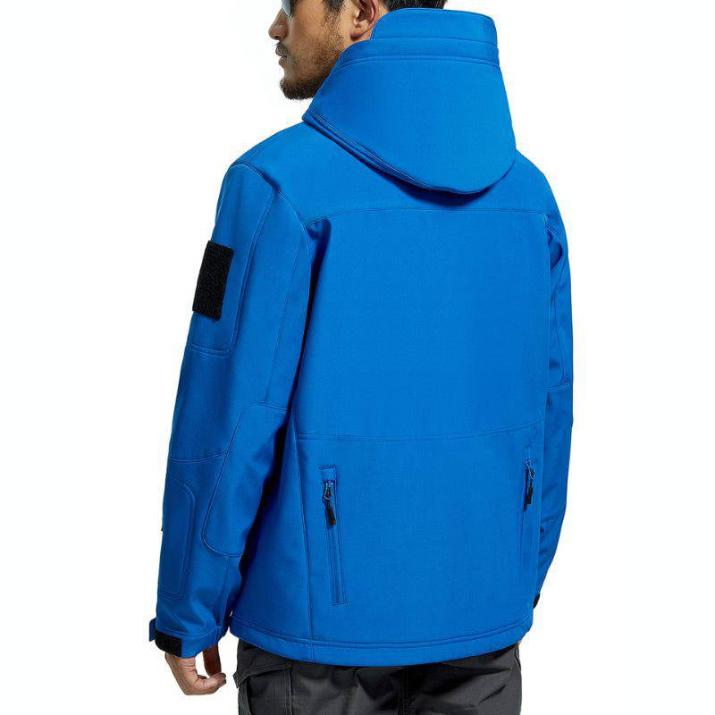 SHARKSKIN Men’S Warm Waterproof Softshell Tactical Hiking Jacket
