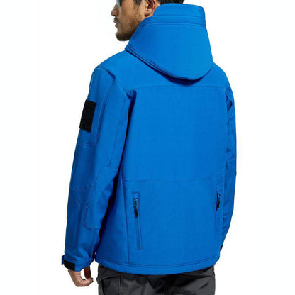 SHARKSKIN Men’S Warm Waterproof Softshell Tactical Hiking Jacket