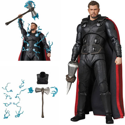 Mafex Thor Action Figure 104# Collectible for Kids Toys Gifts Brinquedos