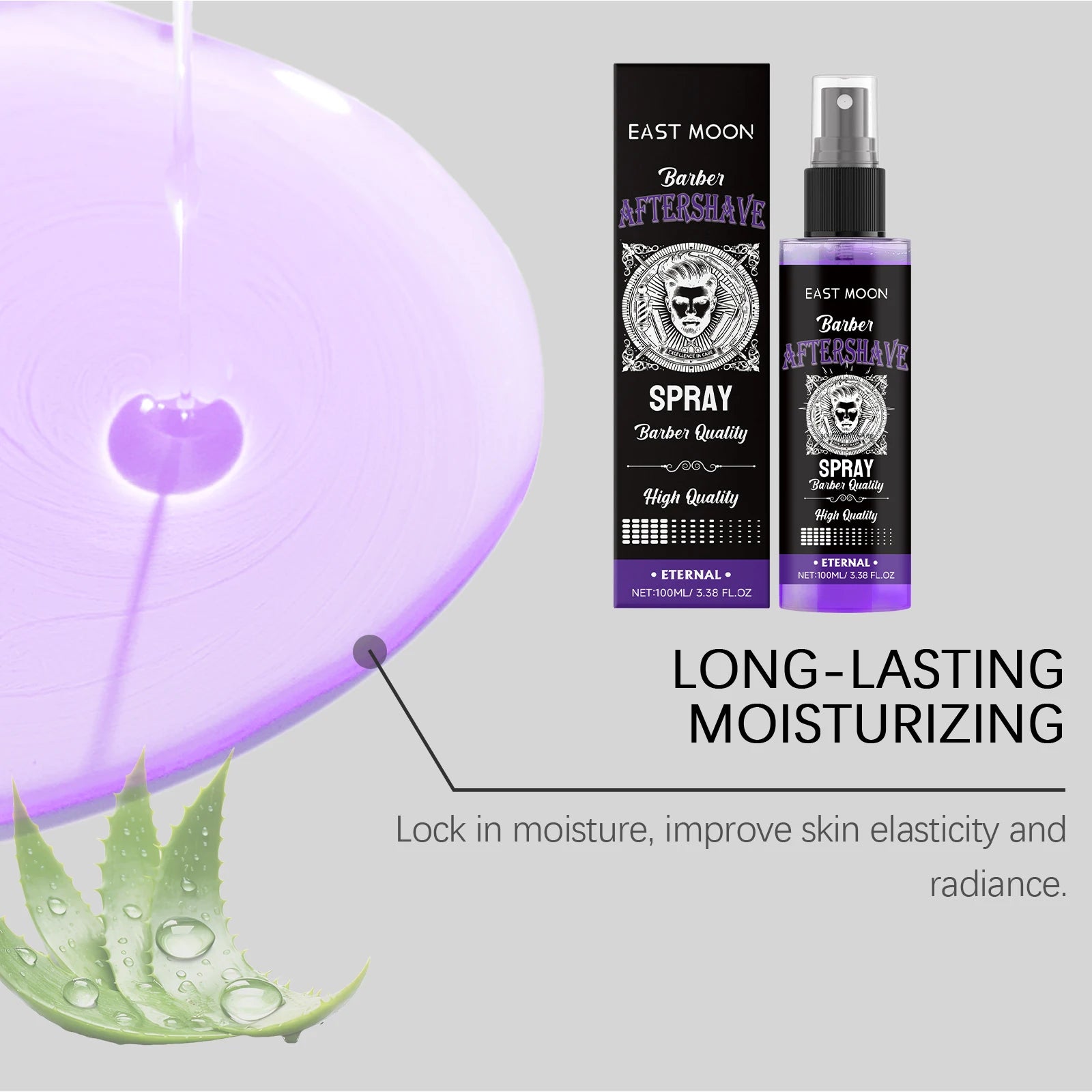 Deep Moisturizing Aftershave Spray Aftershave Nourish Oil Repair Soothe Dry Beard Reduce Redness Swelling Beard Care Serum