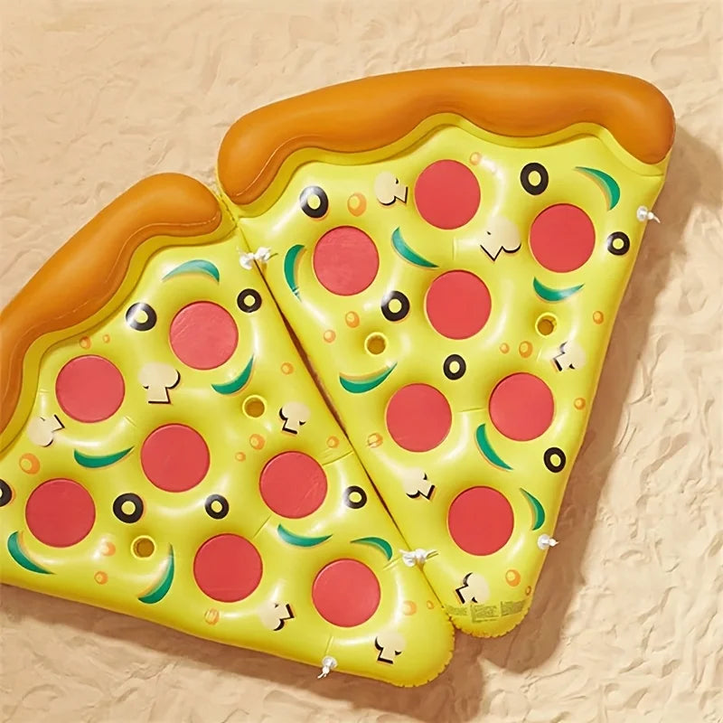 Giant Inflatable Pizza Slice Pool Float, Fun Pool Floaties, Swim Party Toy, Summer Pool Raft , Extra Large