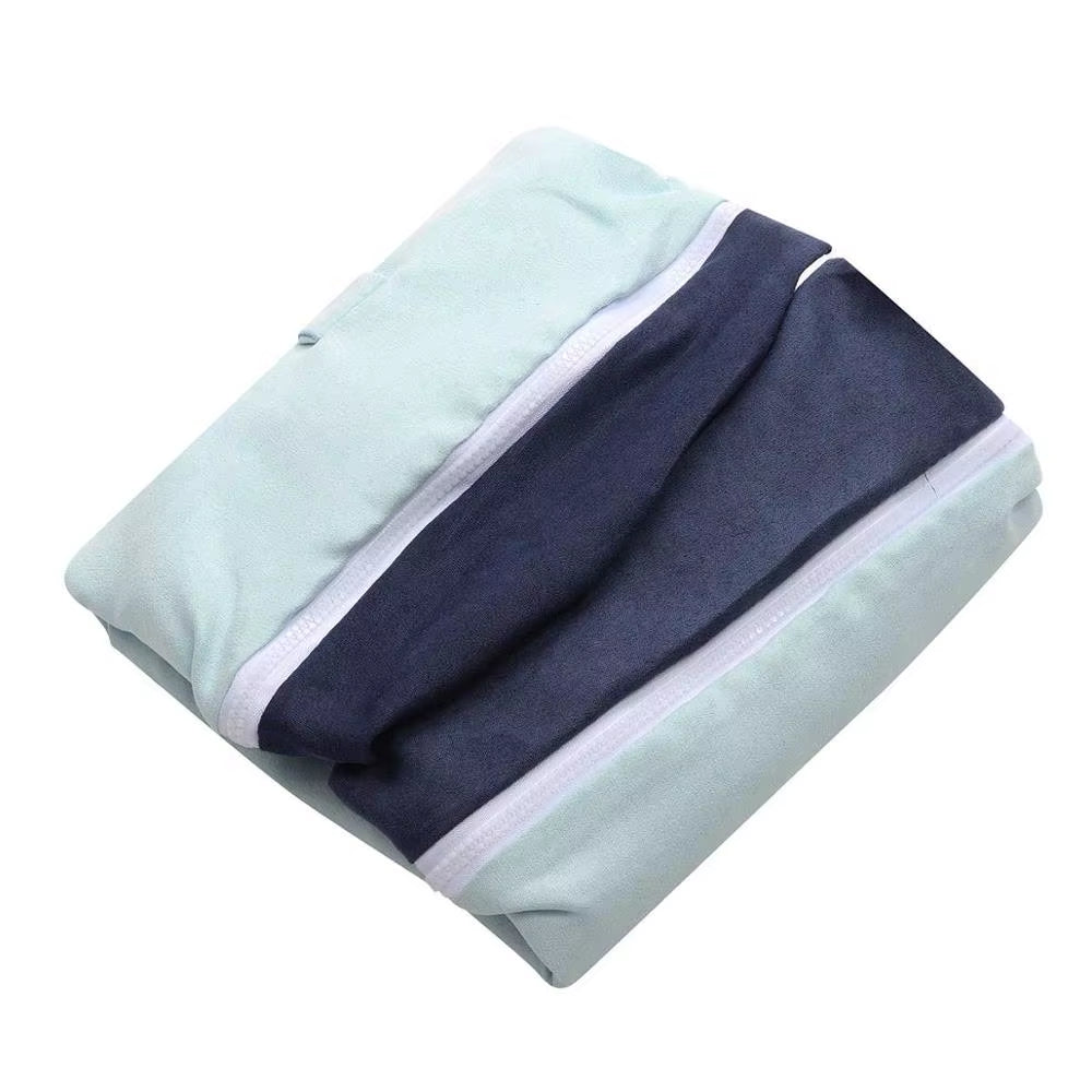 Soft Baby Chair Infant Bean Bag Bed Cover without Filler Pouf for Feeding Baby Snuggle Bed with Belt for Safety Protection