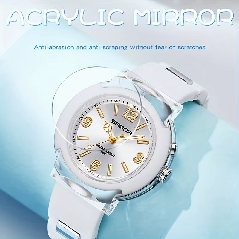 Women'S Wrist Watches TPU Strap Fashion LED Sport Watch for Women Casual Quartz Watch Gift Watch