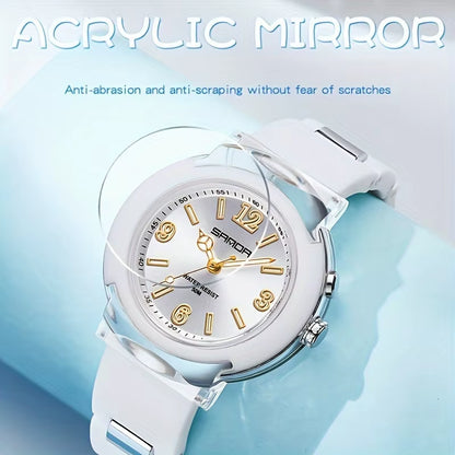 Women'S Wrist Watches TPU Strap Fashion LED Sport Watch for Women Casual Quartz Watch Gift Watch