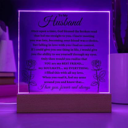 My Husband "My Everything" Acrylic Plaque