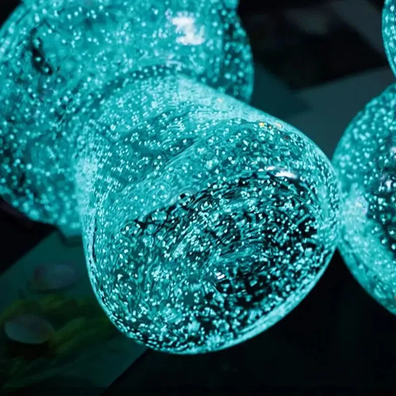 Dreamy Fluorescent Vase Exquisite and Unique Luminous Glacier Vase Shines in the Dark Transparent Mushroom Vase Home Decoration