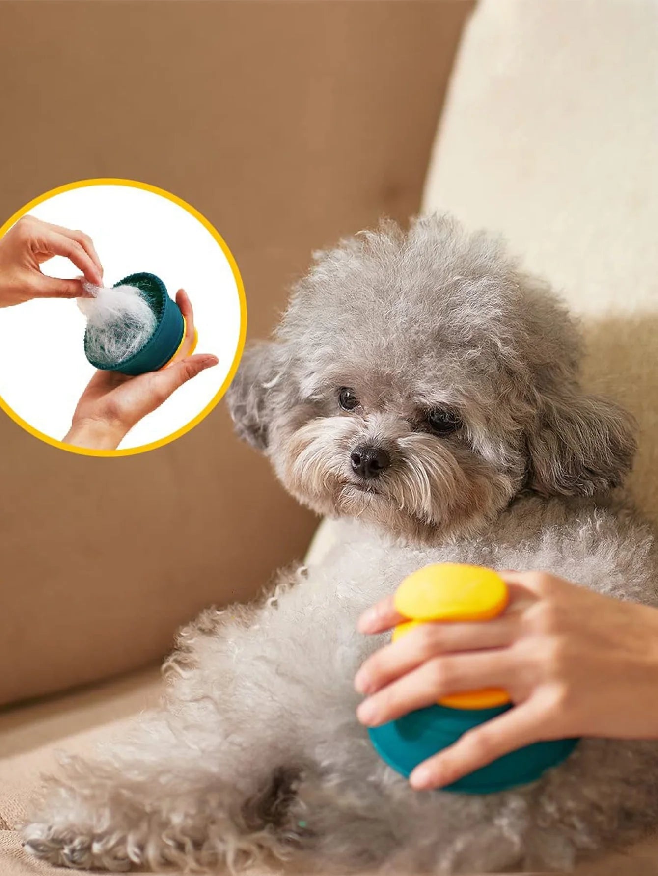 1Pc-Pet Grooming Brush Massage Brush, Cleaning Bath Comb, Used for Grooming Tools for Dogs and Cats