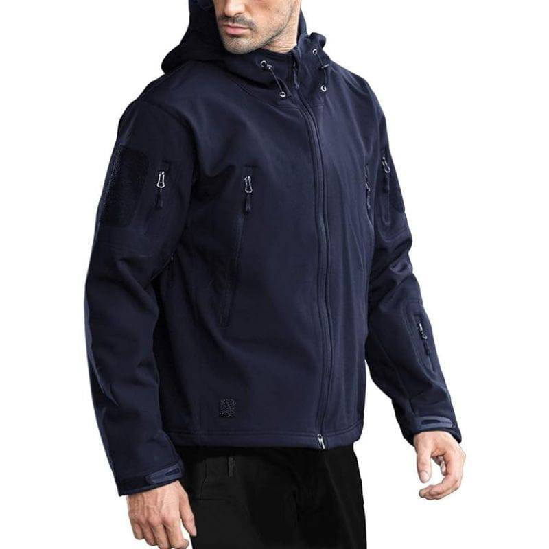 SHARKSKIN Men’S Warm Waterproof Softshell Tactical Hiking Jacket