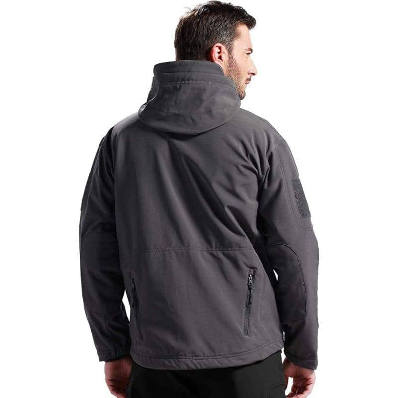 SHARKSKIN Men’S Warm Waterproof Softshell Tactical Hiking Jacket