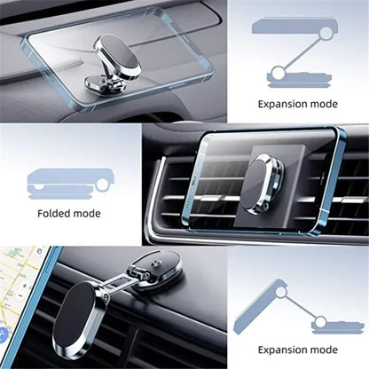 Magnetic Car Phone Holder Stand in Car for Iphone 17 16 15 14 13 12 XR Pro Magnet Mount Cell Mobile Wall Nightstand Support GPS