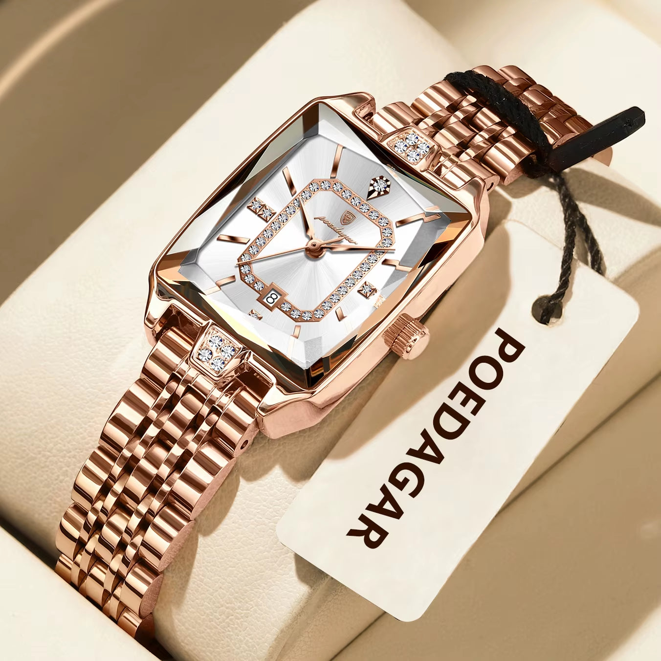 Luxury Brand Ladies Wristwatch Waterproof Stainless Steel Date Women Watch Casual Fashion Quartz Women’S Watches Reloj
