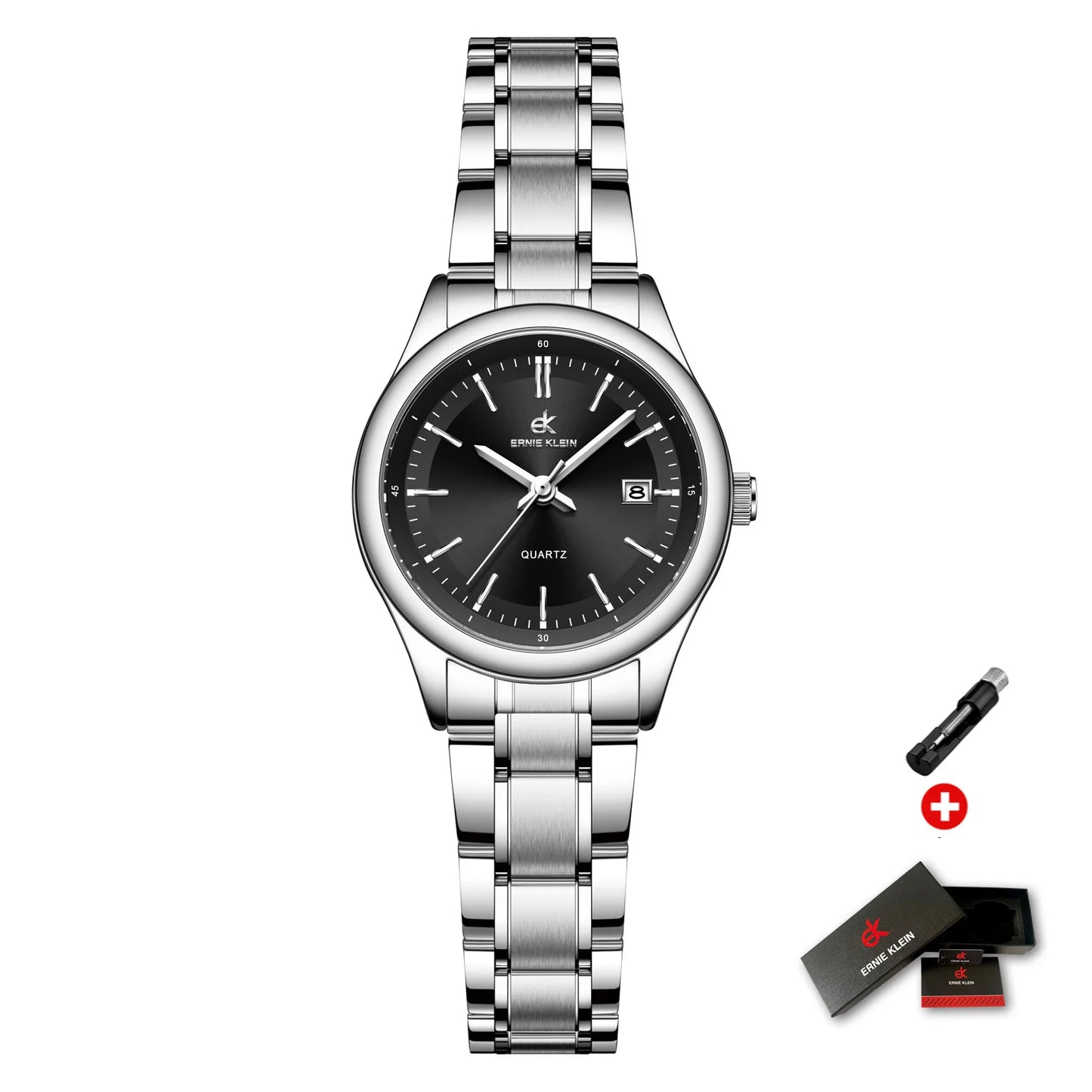 Women’S Watch Luxury Gold Watch Originaldate Week Stainless Steel Waterproof Luminous Elegant Dress Ladies' Watches
