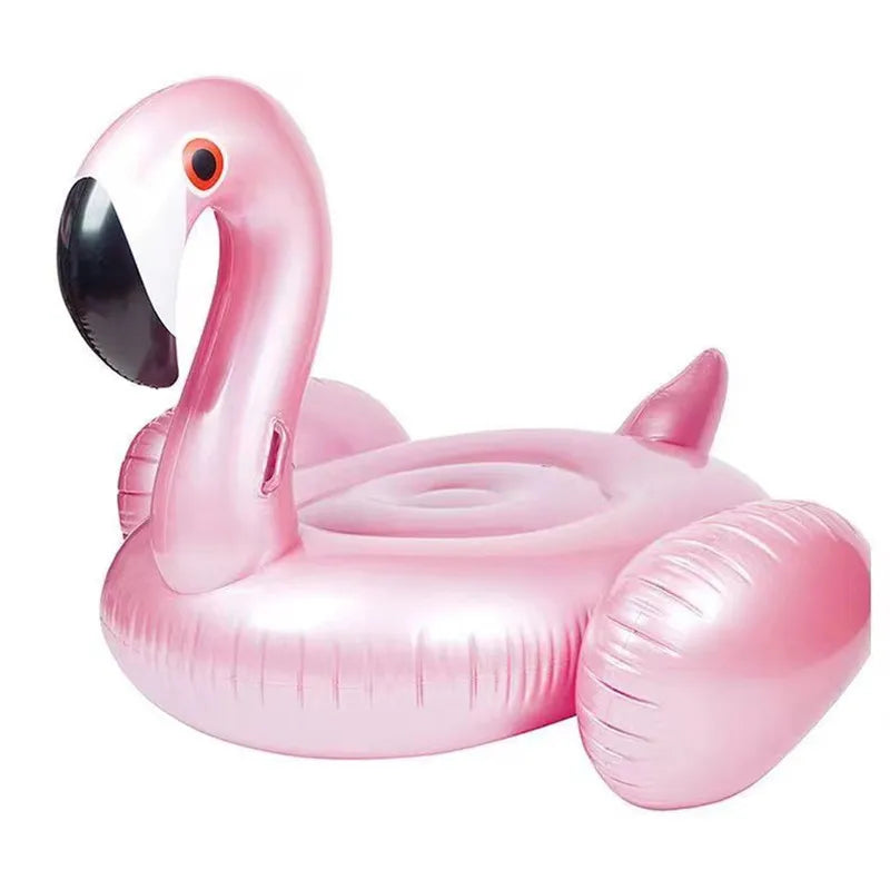 Flamingo Pool Float Fun Beach Floaties Inflatable Swimming Pool Toys Floating Bed Summer Pool Raft Lounger Floating Mat