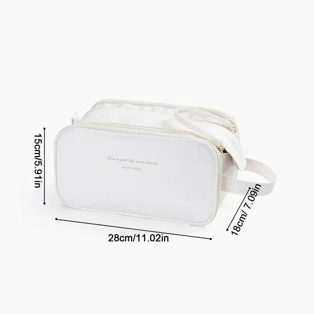Make up Bags for Women Traveling Makeup Case Cosmetic Organizer Waterproof Makeup Organizer Bag with Handle Travel Cosmetic Bag