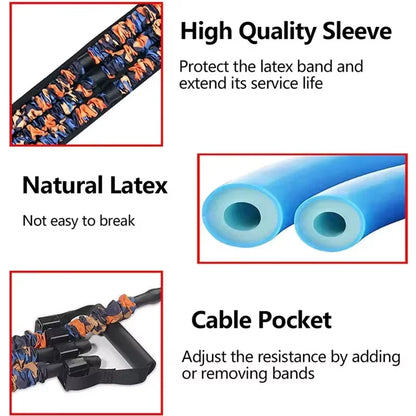 Adjustable Bench Press Bands, Push-Ups, Resistance Bands, Portable Arm Expanders, Resistance Training Exercise Equipment