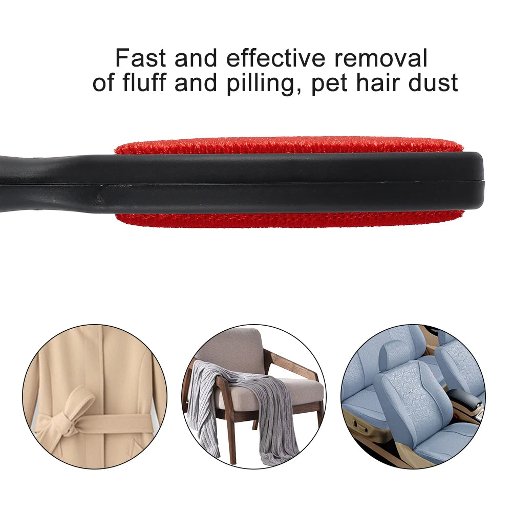 2Pcs Lint Brush Double-Sided Lint Brush Clothes Brush Pet Hair Remover Fur Dog Catbrush Lint Removal Brush for Couch Furniture