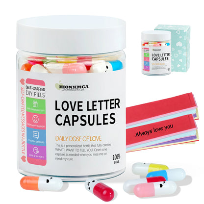 Party Kit-Affirmation Message Bottle with 60-90 Quotes - Romantic Gift for Couples, Birthdays, Anniversaries & Special Occasions