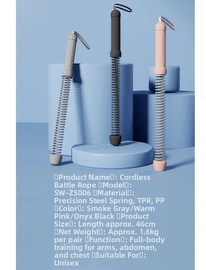 Strength Training Bar Ergonomic Fitness Grip Biceps Triceps Strengthener Spring Arm Expander Muscle Trainer