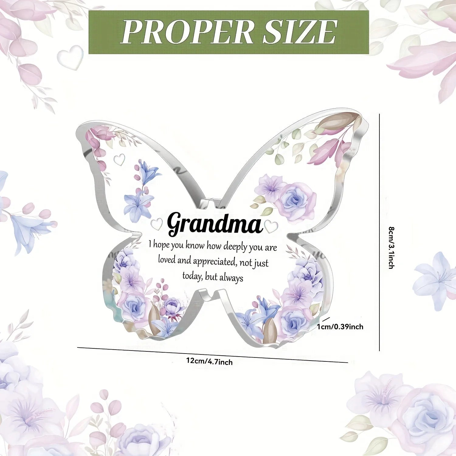Grandma Birthday Gifts, Grandma Christmas Gifts from Granddaughter, Thank You Thanksgiving Gift for Grandmother