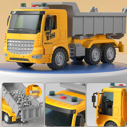 Simulation Beach Transport Toy Car Big Dump Truck Friction Power Construction Car Model Toy Kids Gift Birthday Gift Kids Toys