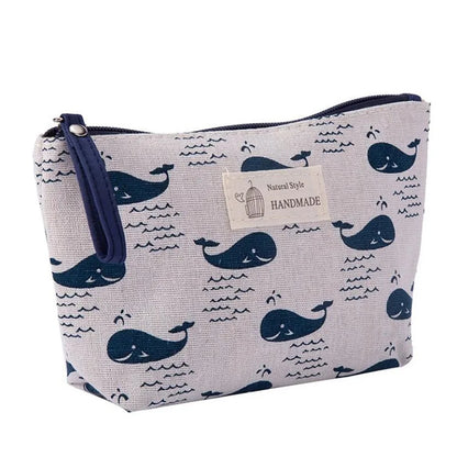 Soft Cosmetic Bag Canvas Bear Women Travel Storage Bag Toiletries Organize Cute Cosmetic Bag Portable Make up Bags