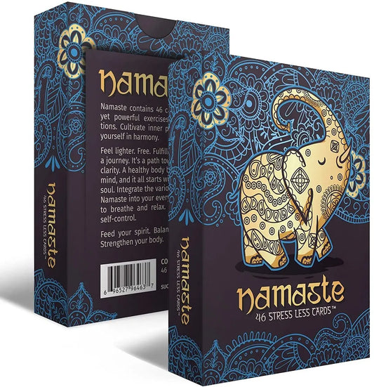 Namaste Cards Meditation Self Care Gifts Women Stress Relief Cards Game Meditation Relaxation Natural Anxiety Relief Items