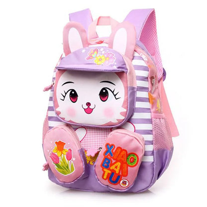 New 3D Kid School Backpack for Girls Boys Rabbit Tiger School Bags Children'S Kindergarten Backpacks Mochila Infantil