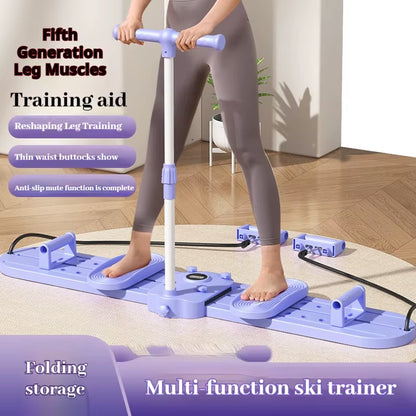 Pelvic Muscle Trainer Ski Machine Fitness Leg Aerobics Home Fitness Equipment Postpartum Repair Leg Strength Exercise Equipment