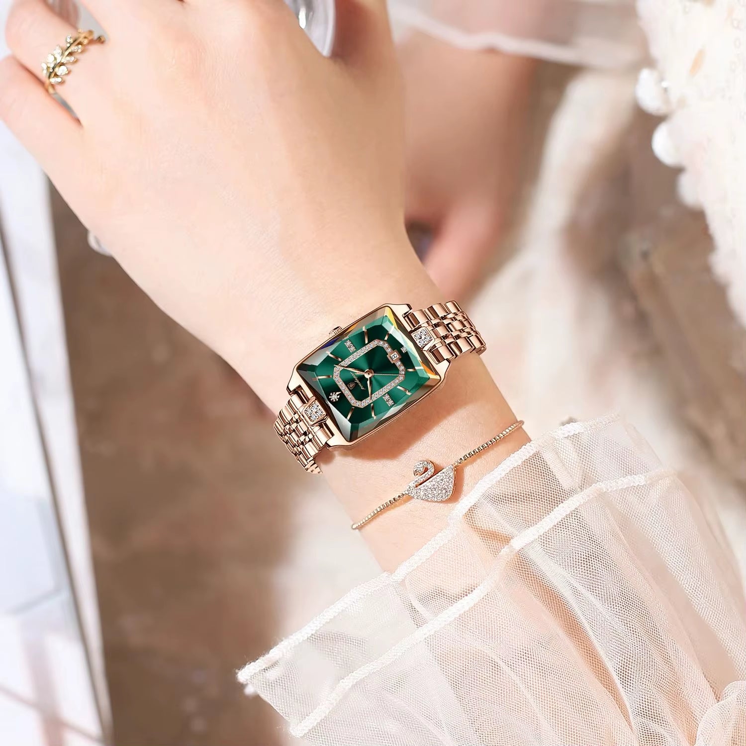 Luxury Brand Ladies Wristwatch Waterproof Stainless Steel Date Women Watch Casual Fashion Quartz Women’S Watches Reloj