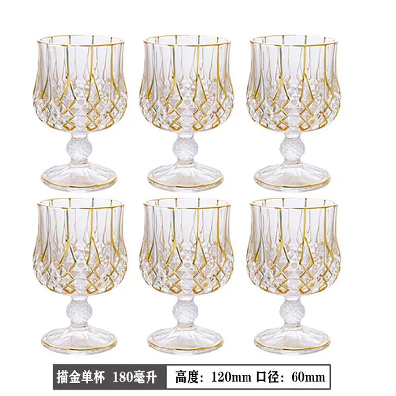 Luxury Crystal Glass Cup, Whiskey and Brandy Wine Glass, Beer Cup, Bar, Hotel Party, Drinking Ware , Home Decoration Accessories