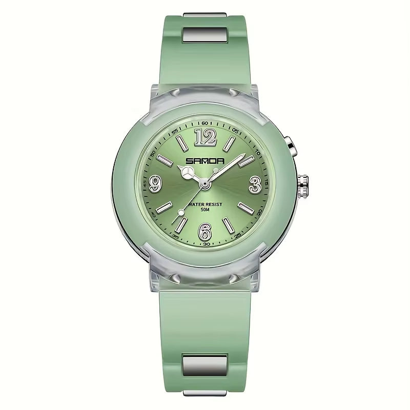 Women'S Wrist Watches TPU Strap Fashion LED Sport Watch for Women Casual Quartz Watch Gift Watch