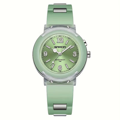 Women'S Wrist Watches TPU Strap Fashion LED Sport Watch for Women Casual Quartz Watch Gift Watch
