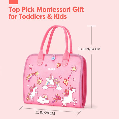 Toddler Montessori Busy Board Activities Education Toys Basic Dress Motor Skills Baby Travel Learning Toys for Christmas Gift